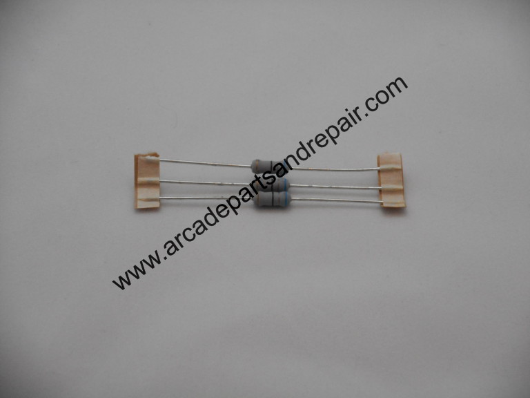 68 OHM 2W WIREWOUND FUSIBLE RESISTOR 3pcsArcade Parts and Repair