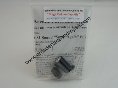 Bally AS-2518-81 Sound PCB 105C Axial Cap Kit