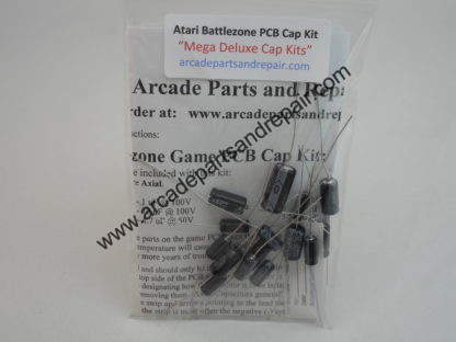 Atari Battlezone Game PCB 105C Axial Cap Kit