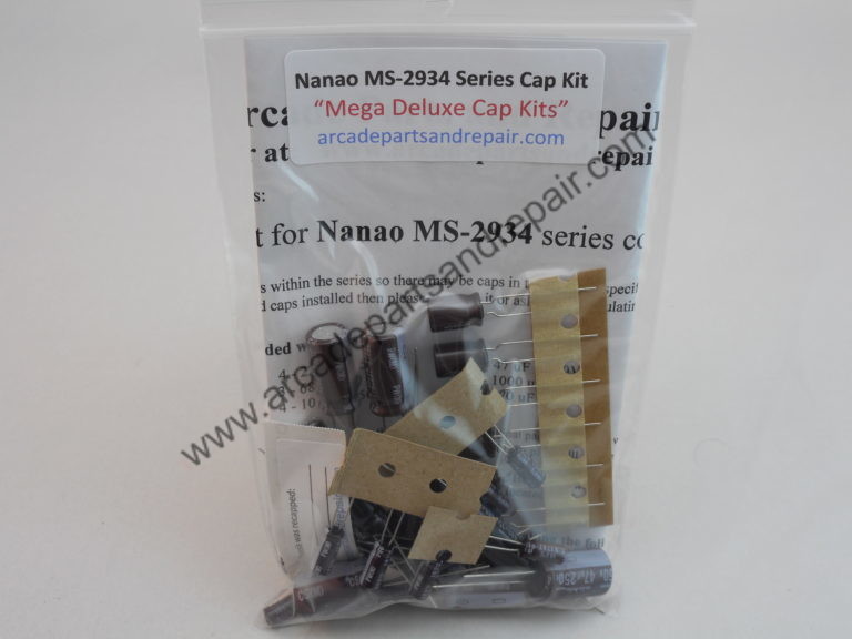 Kit De Condensateurs Nichicon Pour écran Sega Blast City Nanao MS-2933 - Révision, Réparation Borne Arcade