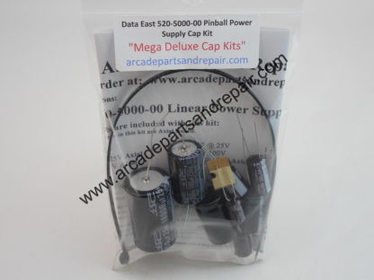 Data East 520-5000-00 Power Supply 105C Cap Kit