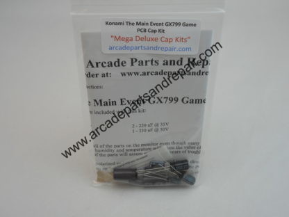 Konami The Main Event GX799 Game PCB Cap Kit 105C Nichicon