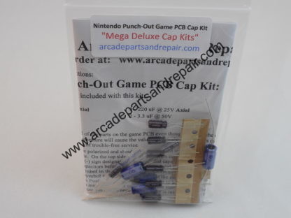 Nintendo Punch-Out Game PCB Cap Kit Nichicon