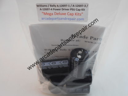 Bally / Williams A-12697 Power Driver 105C Cap Kit W/ Filter Caps