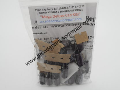 Penn Ray Sutra 13/19" / Kortek KT-510A / Tekbilt SAM 900901 Monitor Cap Kit 105C Nichicon