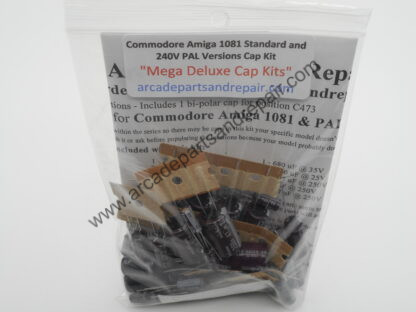 Commodore Amiga 1081 Standard & 240V PAL Versions Cap Kit 105C Nichicon