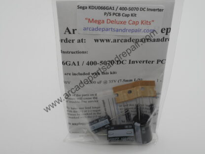 Sega KDU066GA1 / 400-5070 DC Inverter PCB Cap Kit 105C Nichicon